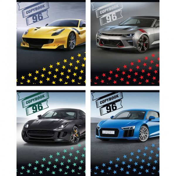 Тетрадь 96л BG Т5ск96 5562 Best auto ассорти