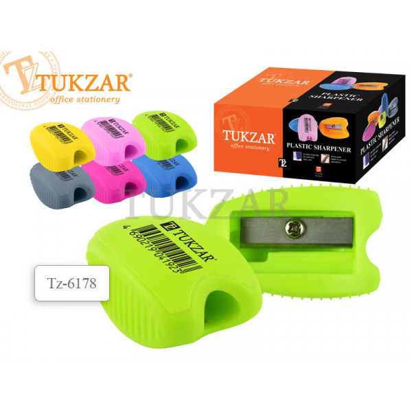 Точилка пластик 1 отв.Tukzar TZ-6178