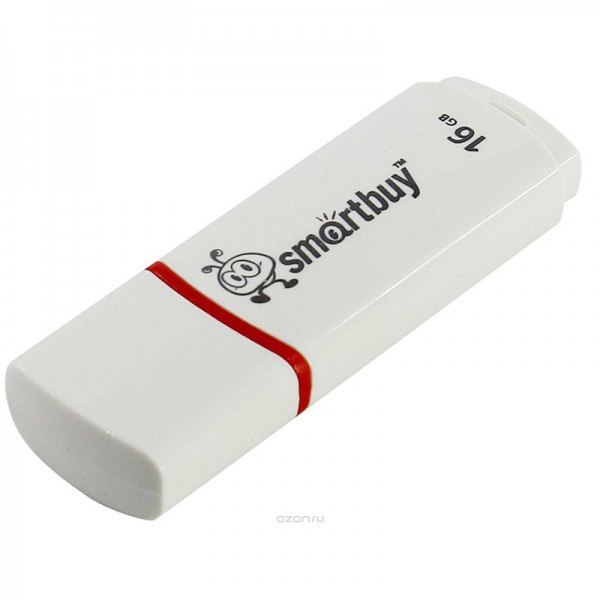 Флэш-диск 16Gb SmartBuy Crown White SB16GBCRW-W 003002