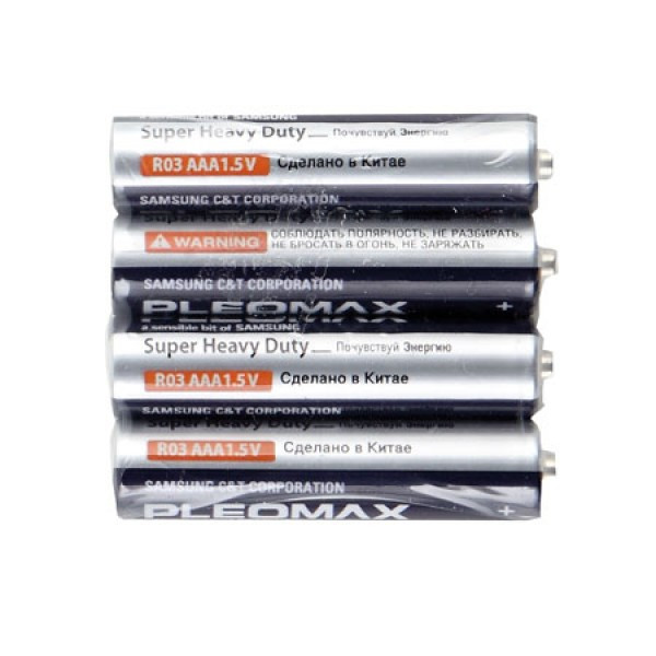 Батарейки R03 SAMSUNG PLEOMAX SR4 zinc 322103 321007