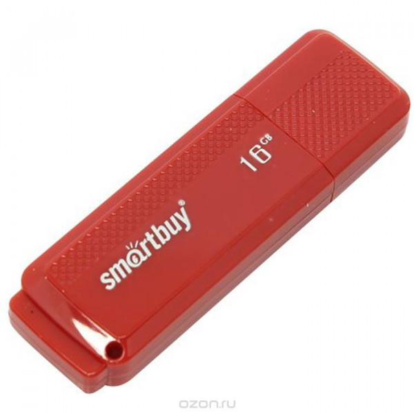 Флэш-диск 16Gb SmartBuy Dock Red  SB16GBDK-R 020788