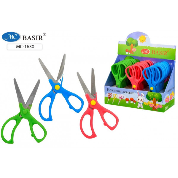 Ножницы BASIR 13см МС-1630 детские