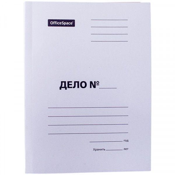 Скоросшиватель Дело 280г/м2 OfficeSpace 225338 немел.бел.