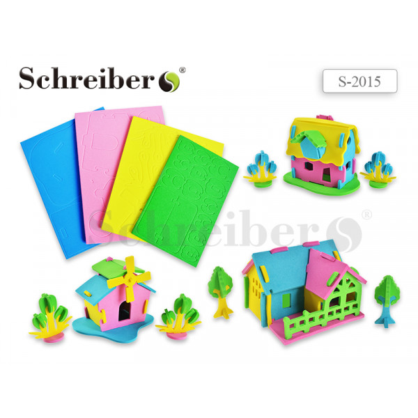 Мягкий 3D пазл Schreiber S-2015 Домик 21*15