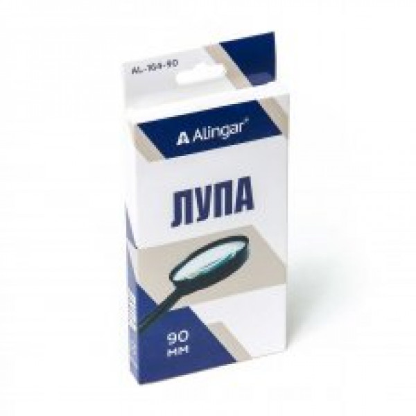 Лупа 90мм Alingar AL164-90 с пластик.держателем