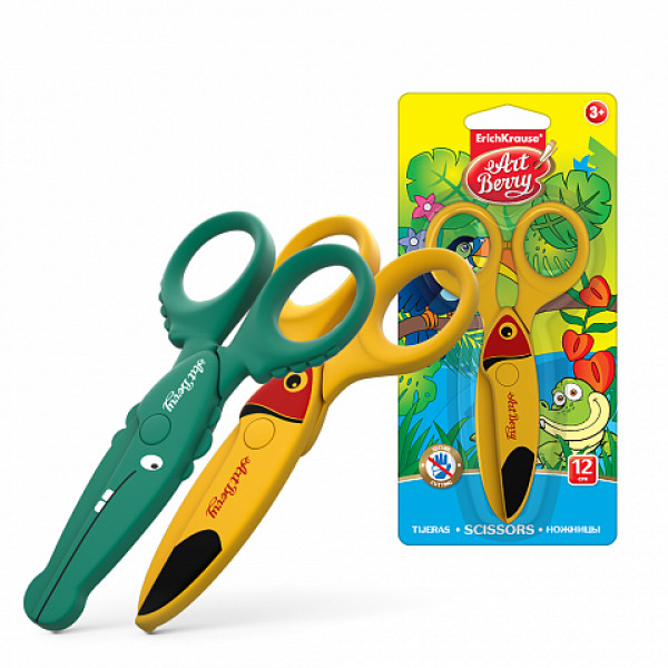 Ножницы детские 120мм ERICH KRAUSE Artberry Wild Friends 37432