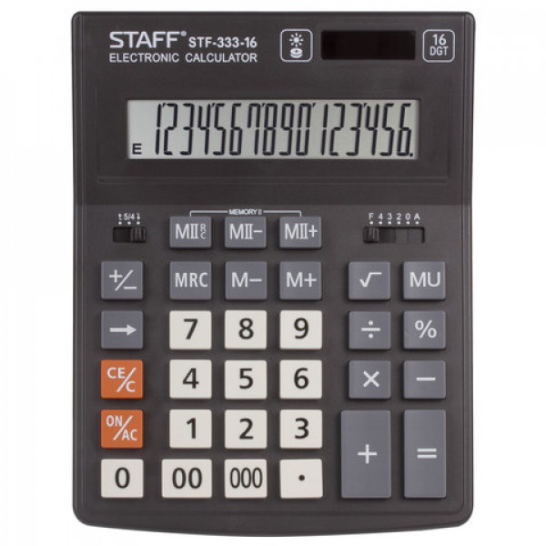 Калькулятор STAFF PLUS 250417 STF-333-16 разрядов