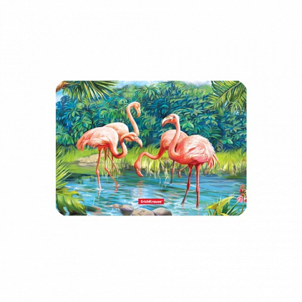 Подкладка настольная пластиковая А4 ERICH KRAUSE Flamingo 48596 12шт/уп