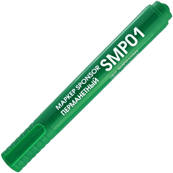 Маркер перманентный SPONSOR SMP01GN зеленый