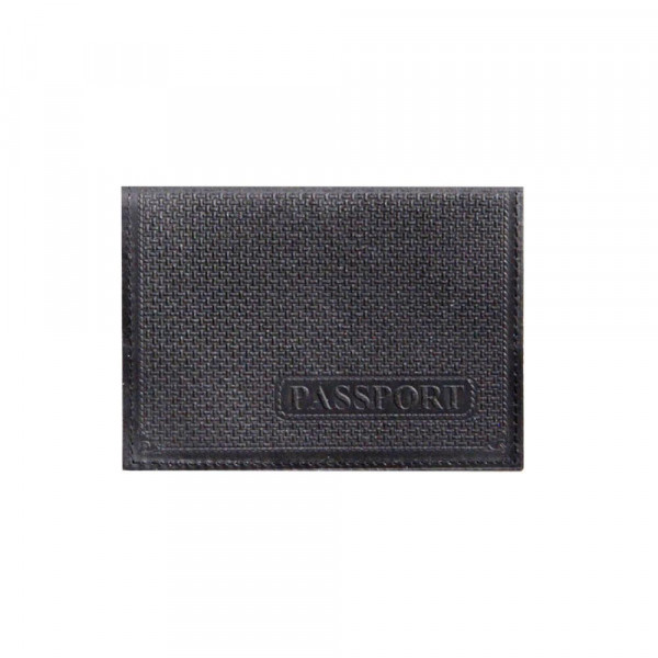 Обложка для паспорта кожа Имидж 1.02-211 PASSPORT черный