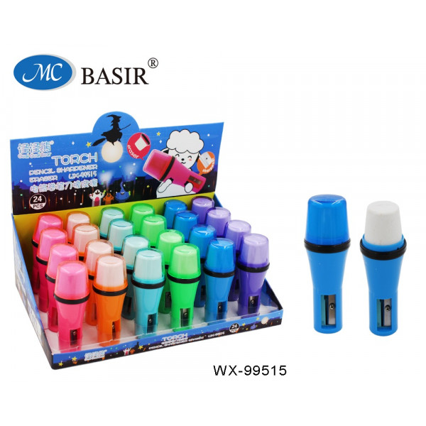 Точилка+ластик 1 отв. Basir 99515 Микрофон