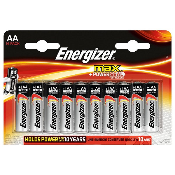 Батарейки LR06 ENERGIZER MAX Alkaline BL16 410785