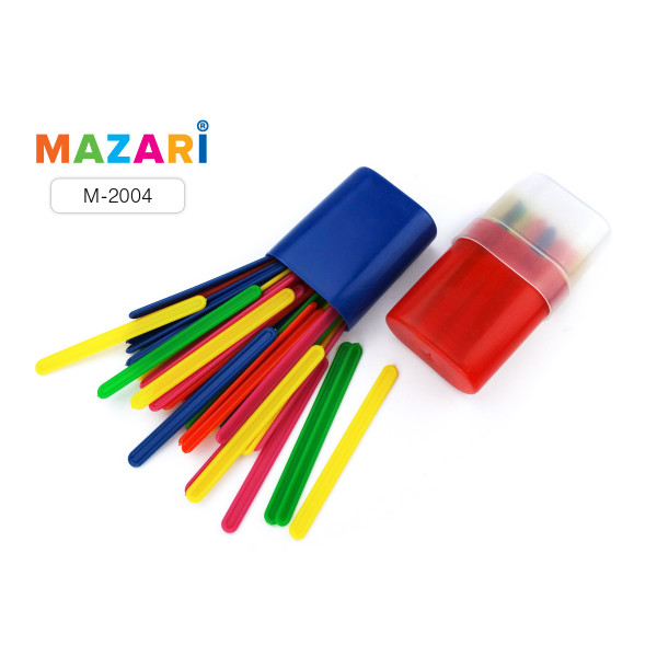 Счетные палочки 50шт MAZARI М-2004 в пласт пенале