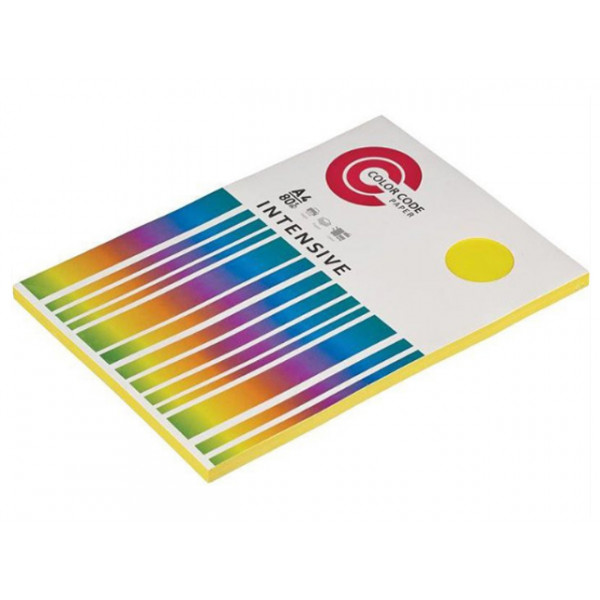 Бумага для офиса цвет интенсив 100л 80г/м2 Color Code 473355 желтая