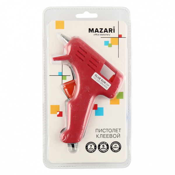 Клеевой пистолет 7мм 20вт MAZARI М-4309Р