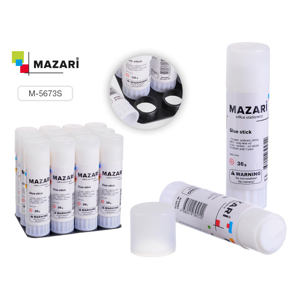 Клей-карандаш PVA 36гр MAZARI Hitomy M-5673S