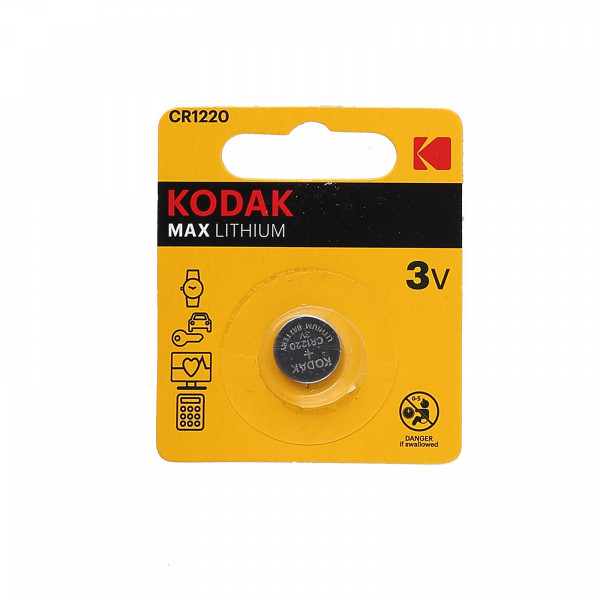 Батарейка KODAK CR1220 (3V) BL1 lithium 414363