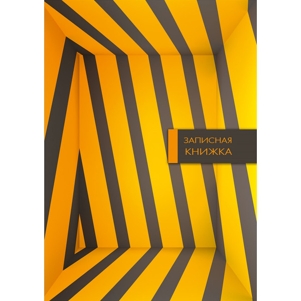 Записная книжка А6 64л Проф-Пресс 64-6833 Полосы в пространстве