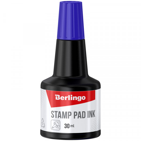 Штемпельная краска Berlingo KKp_30002 30мл.синяя