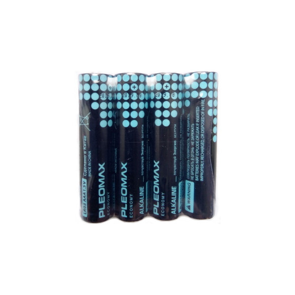 Батарейки LR03 PLEOMAX Economy SR4 alkaline 200050