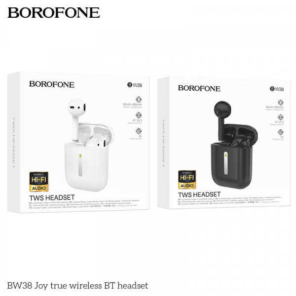 Наушники беспроводные BOROFONE BW38 Joy белые