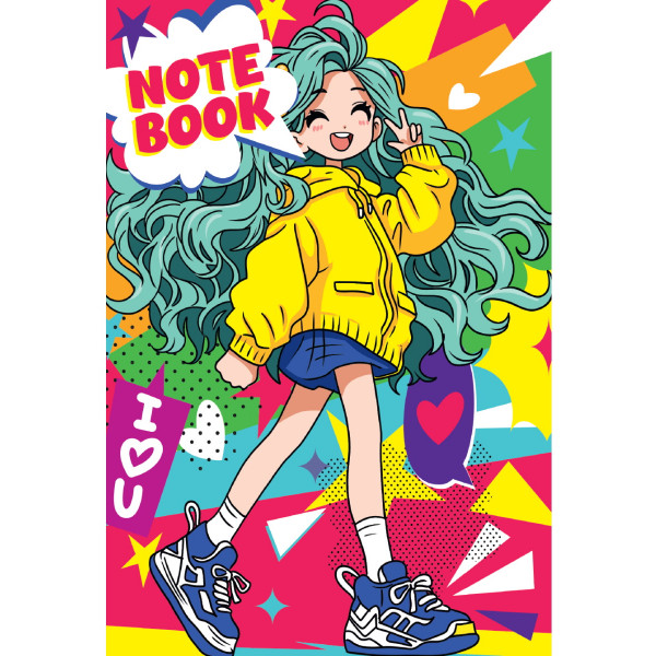 Блокнот Проф-Пресс MyArt Аниме Notebook Весело