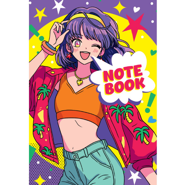 Блокнот Проф-Пресс MyArt Аниме Notebook Задорно