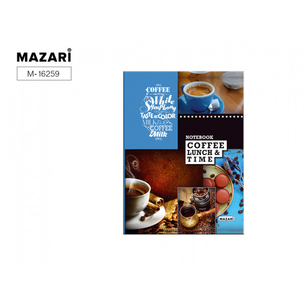 Бизнес-блокнот А4 120л MAZARI М-16259 Coffee