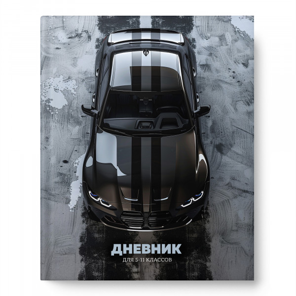 Дневник твердая обл 5-11кл 48л Академия 15479 Black car