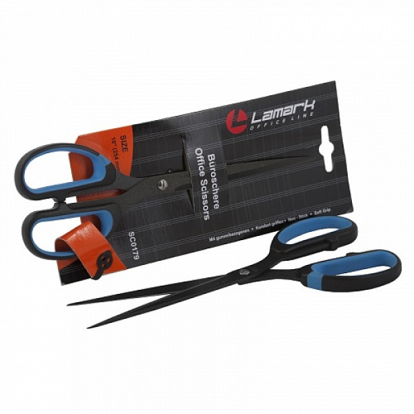 Ножницы 159мм LAMARK SC0172 non-stick с резиновыми вставками