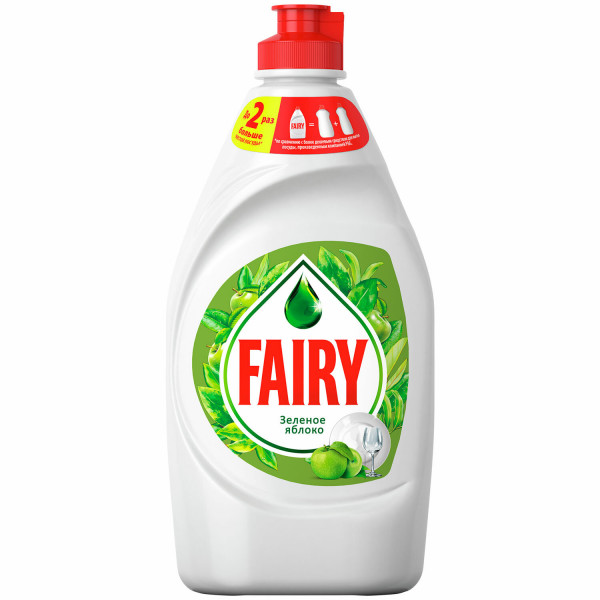 Средство для мытья посуды, 400 мл, FAIRY (Фейри) "Зеленое яблоко"