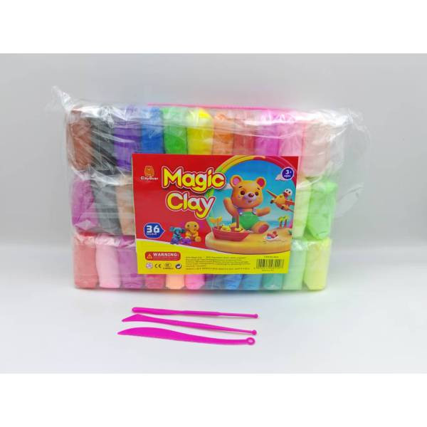 Пластилин Легкий 36цв Magic Clay 8836