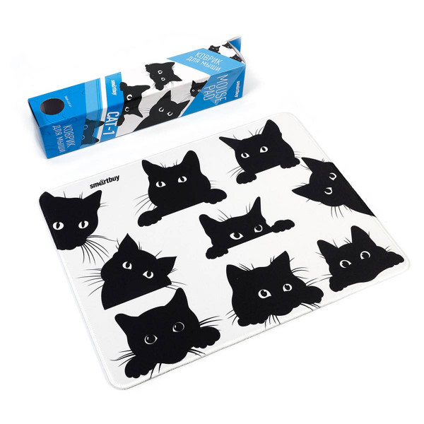 Коврик для мыши SMARTBUY Cat M-size SBMP-CAT-01