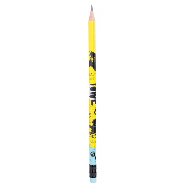 Карандаш ч/гр 2В DELI EU53200-1 Arti Graff с ластиком