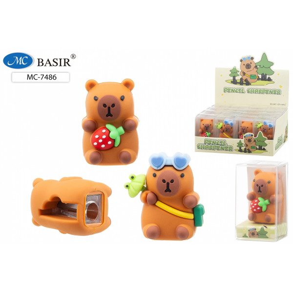 Точилка 1 отв BASIR МС-7486 Капибара