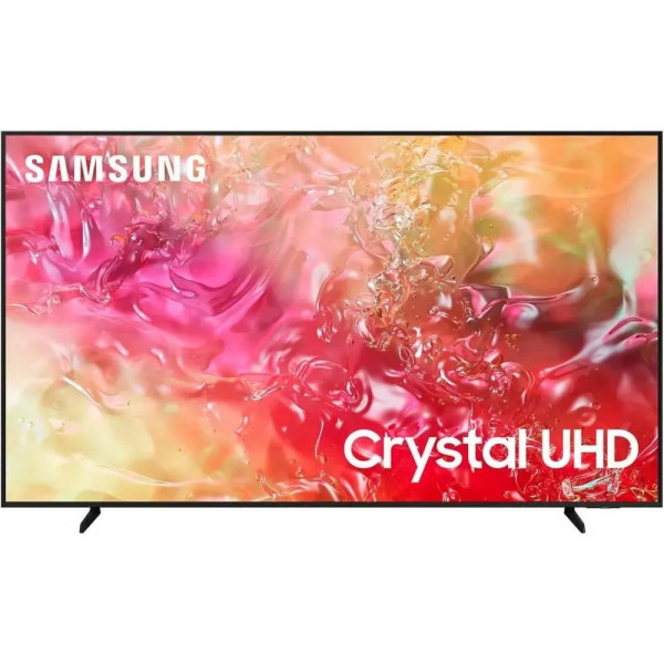 Телевизор Samsung UE55DU7100UXRU, Crystal UHD, 4K Ultra HD, черный, СМАРТ ТВ, Tizen OS