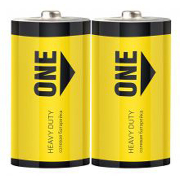 Батарейки R20 ONE SOBZ-D02S-Eco SR2 zinc 057036