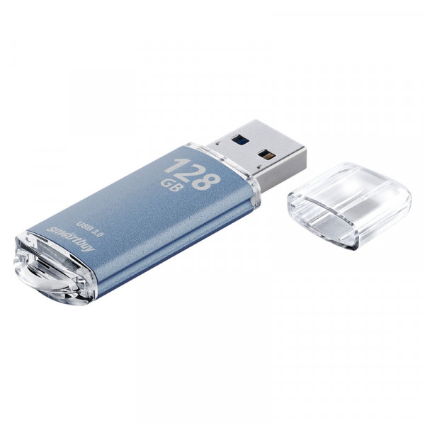 Флэш-диск 128Gb SmartBuy V-Cut Blue SB128GBVC-B3 073418