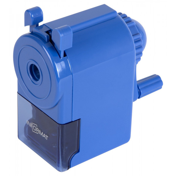 Точилка механическая 1отв INFORMAT MTTS-DBL Stylish синяя