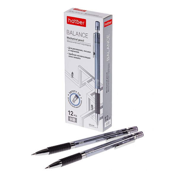 Карандаш механический 0,5 HATBER MP_060842 BALANCE