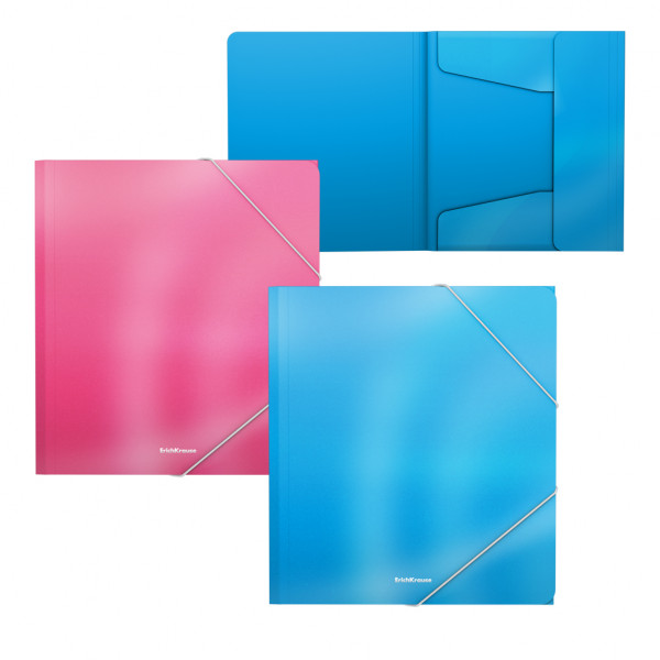 Папка для тетрадей на резинке А5 ERICH KRAUSE 55304 Glossy Bubble Gum арома
