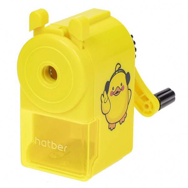 Точилка механическая HATBER MS_079796 Мы утята! желтая