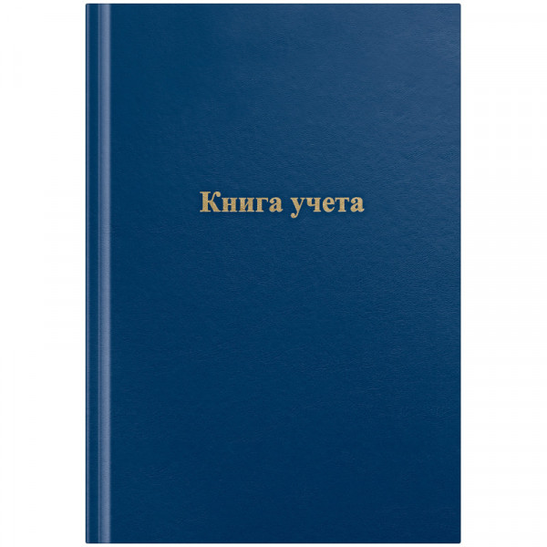 Книга учета 96л А4 Проф-Пресс 96-9281 бумвинил синий офсет