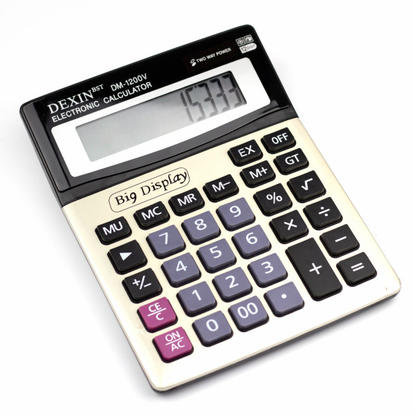 Калькулятор 12 разрядный DEXIN DM-1200V