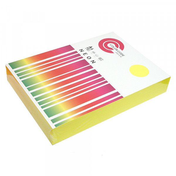 Бумага для офиса 500л 80г/м2 Color Code 569668 желтая пастель