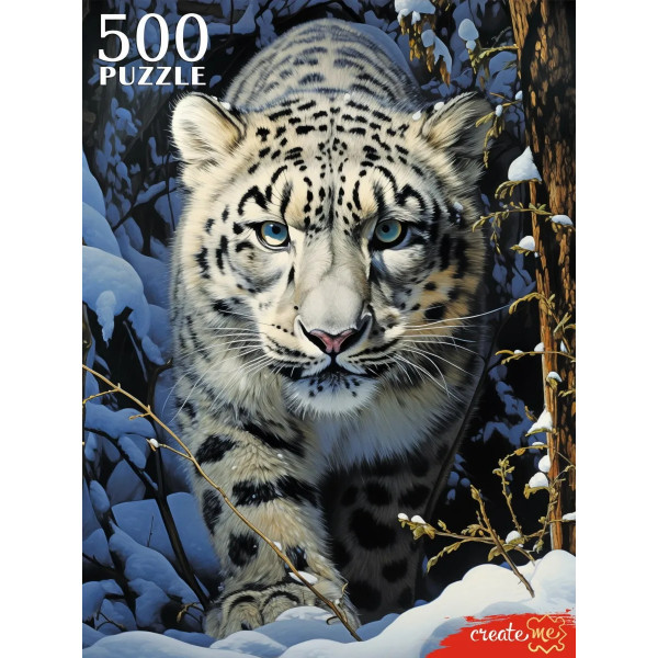 Пазлы 500 Рыжий кот П500-7621 Снежный барс
