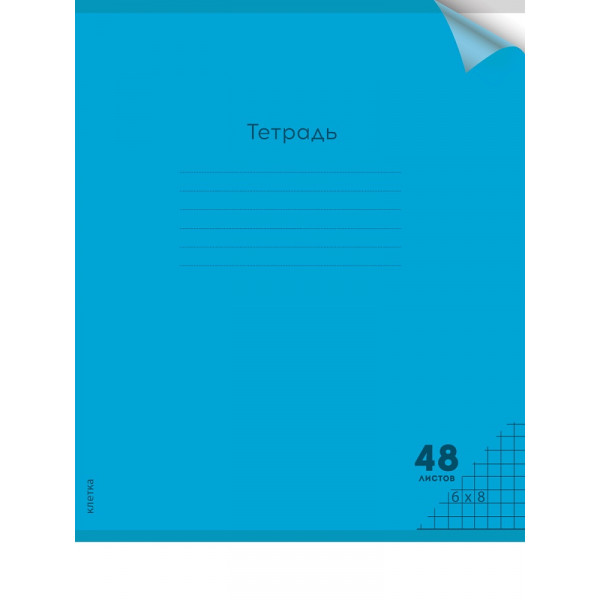 Тетрадь 48л пластик обл Проф-Пресс 48-1374 НЕОН BLUE