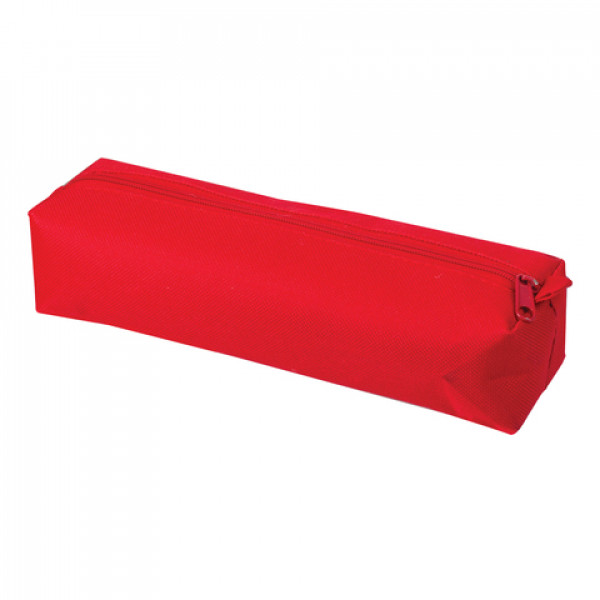 Пенал-тубус STAFF на молнии, текстиль, красный, 20х5 см, 104387