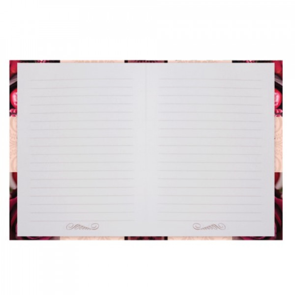 Записная книжка женщины А6 160л HATBER 160ЗКс6В_14435 Бордовый Boho Chic