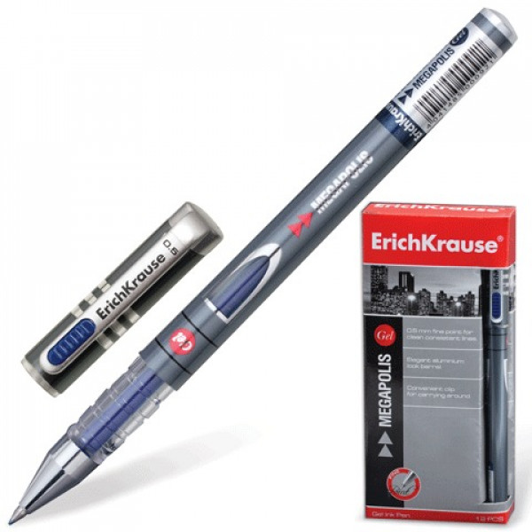 Ручка гелевая ERICH KRAUSE MEGAPOLIS GEL EK92/141235 0.5 синяя